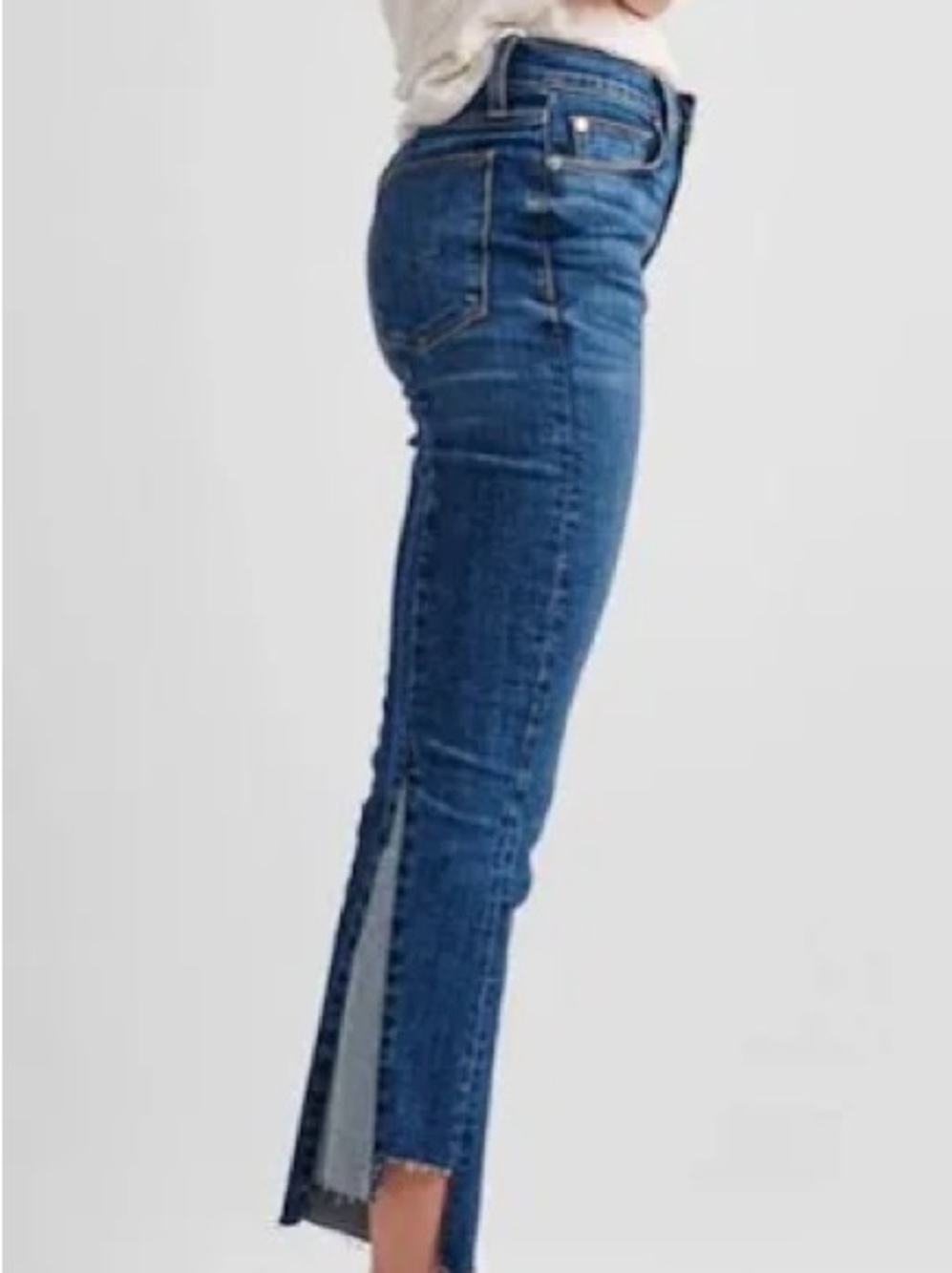 Hudson Jeans Blue Size 28 Holly High Rise Crop Flare